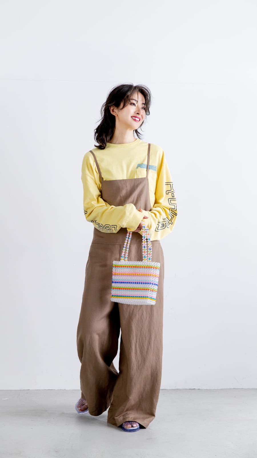レーヨン麻サロペット JOURNAL STANDARD｜Baycrew's spring 2019