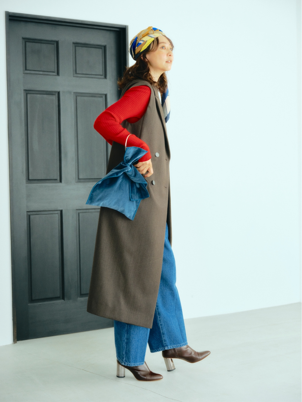 カジュアル派モデル五明祐子さんが着る French Style
