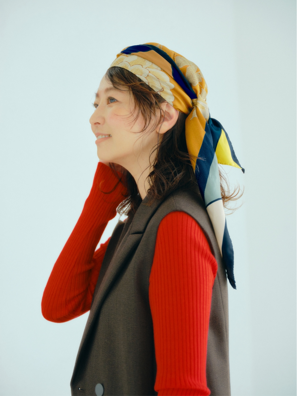 カジュアル派モデル五明祐子さんが着る French Style