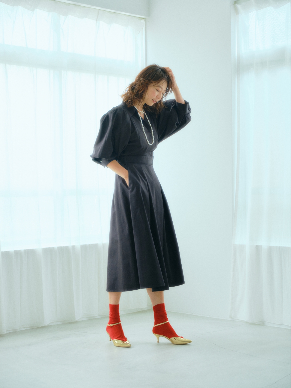 カジュアル派モデル五明祐子さんが着る French Style