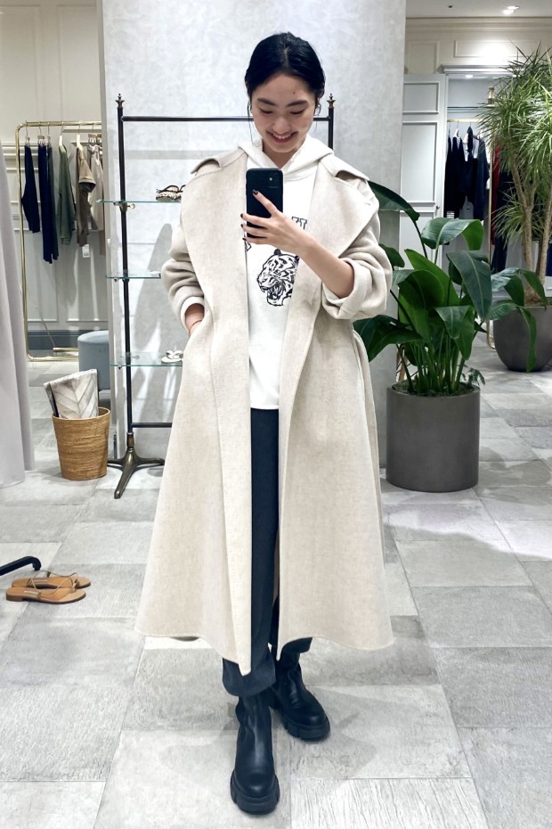 hamilton coat plage snap