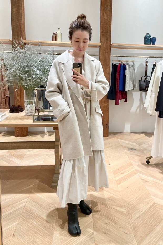 hamilton coat plage snap