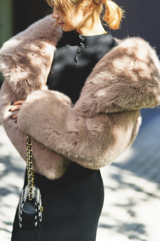 FAVORITE COAT FAKE FUR/BICOLOR/LUXULY/LEOPARD