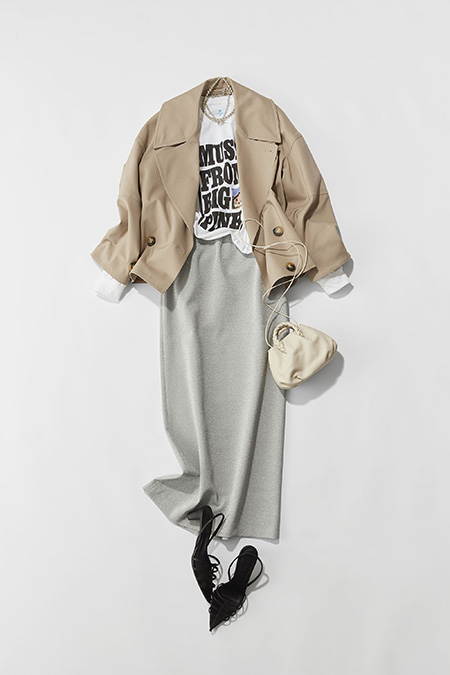 STUMBLY BIG SILHOUETTE PEA JACKET
