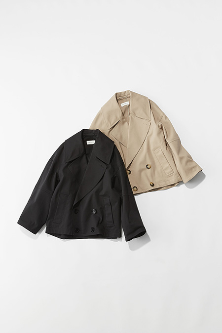 STUMBLY BIG SILHOUETTE PEA JACKET