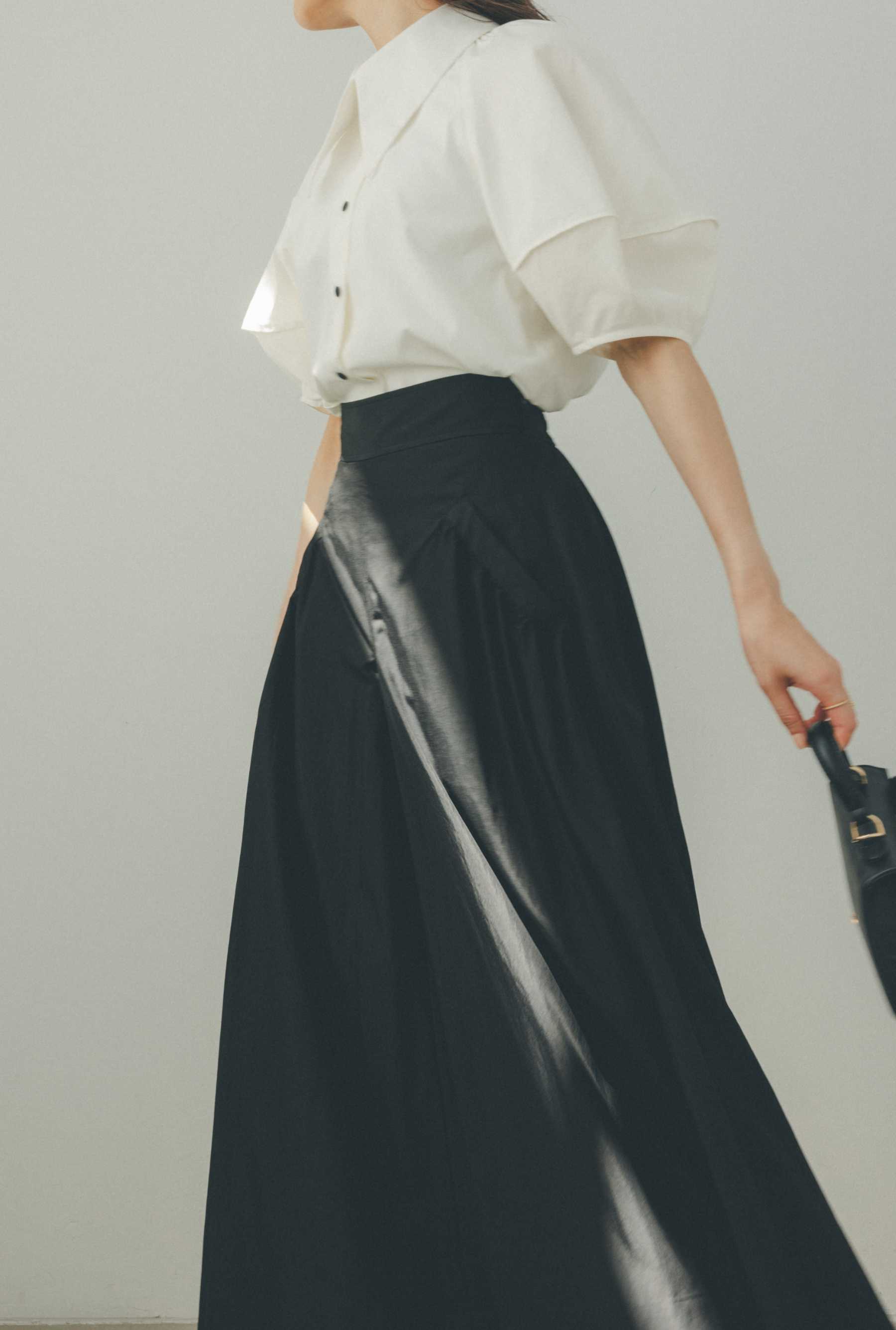 detachable collar blouse