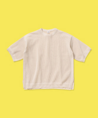 ＜エディフィス＞のニットTシャツ