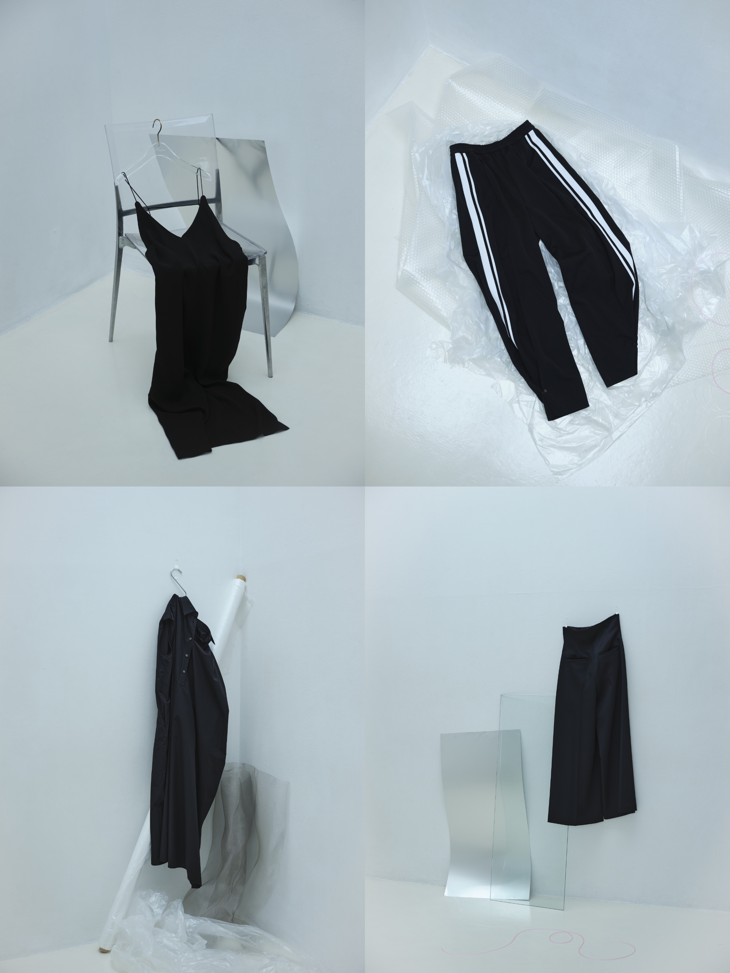 CRACK PRINT T-shirts