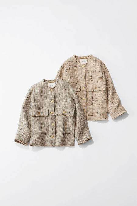 JOURNAL STANDARD L'ESSAGE GIOLICA TWEED BIG JACKET