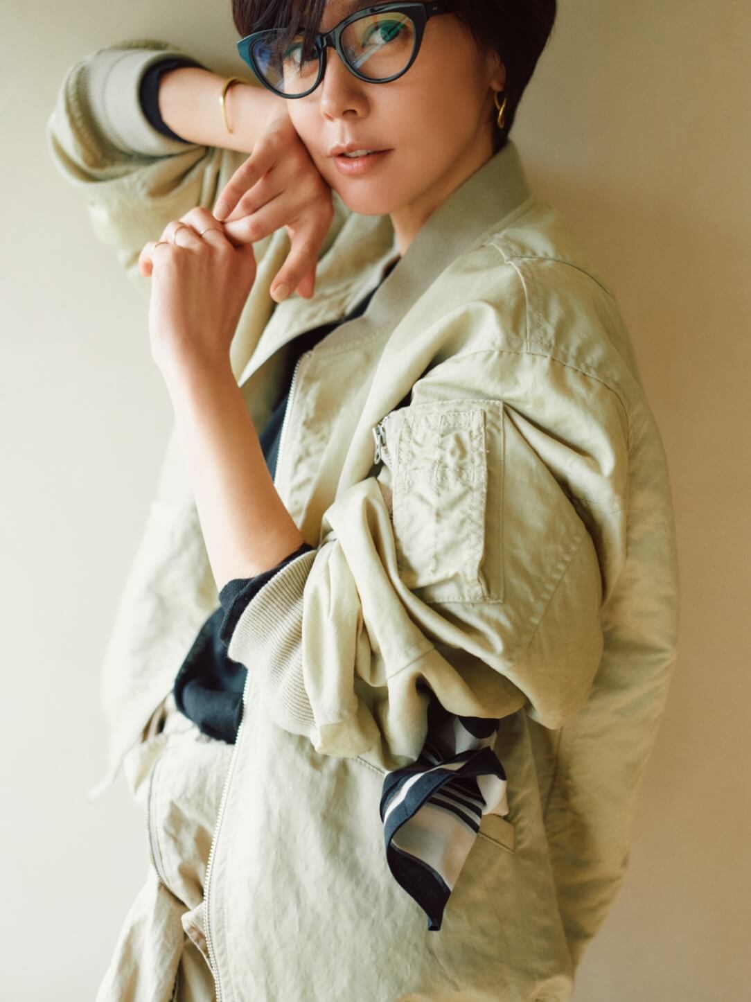 高山都さんが魅せる Pearl Jewelry Style