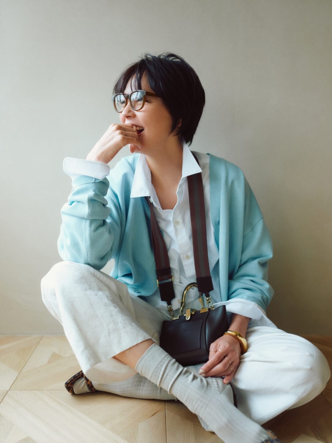 高山都さんが魅せる Pearl Jewelry Style