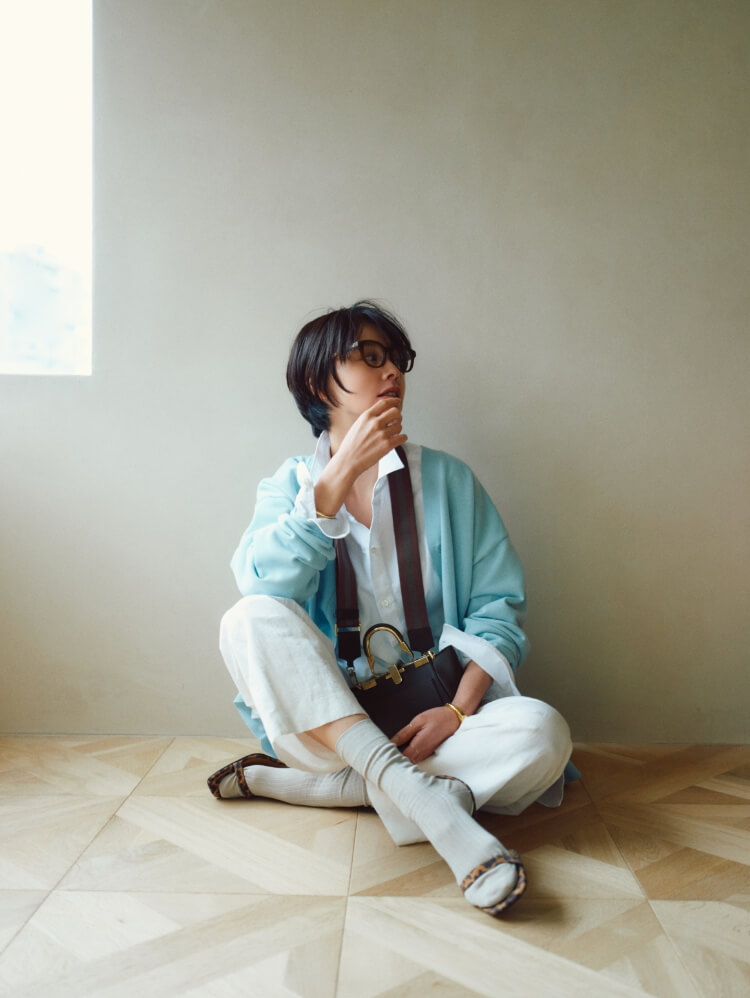 高山都さんが魅せる Pearl Jewelry Style