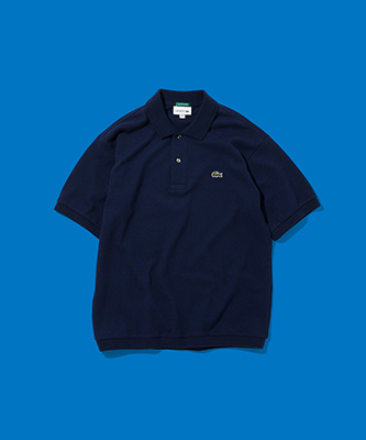 〈LACOSTE〉 × 〈EDIFICE〉のポロシャツ