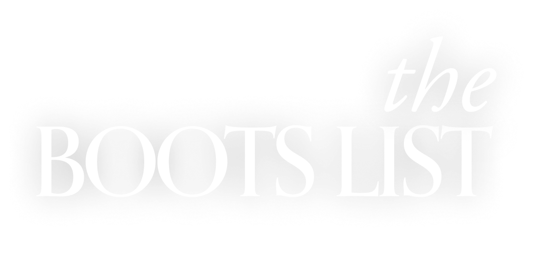 The BOOTS LIST ‘26 AUTUMN / WINTER